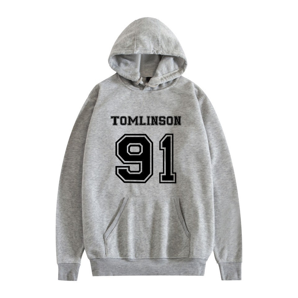 Unisex Louis Graphic Loose Pullover Hoodie