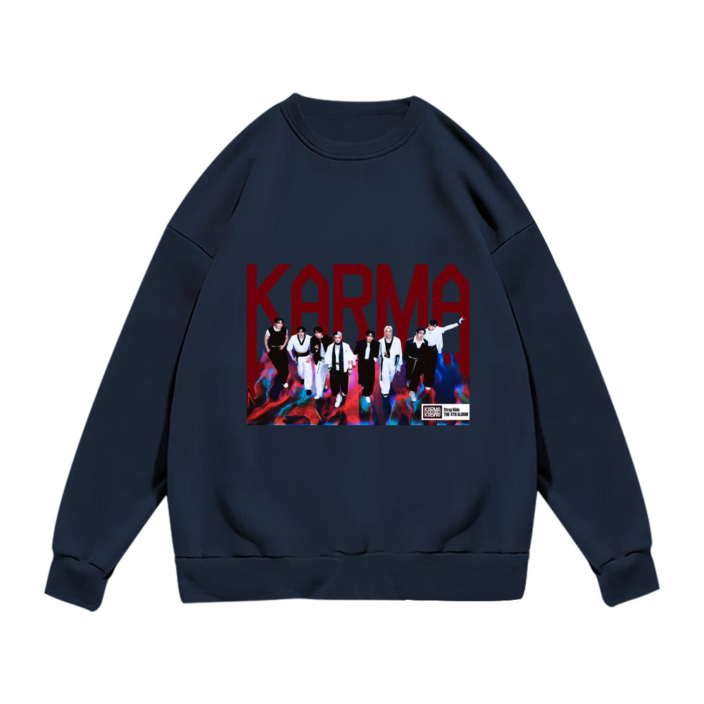SKZ KARMA Album Characters Retro Sweatshirt