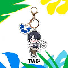 TWS Cartoon Acrylic Keychain