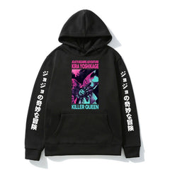 Unisex Jojo Anime Printed Pullover Hoodie