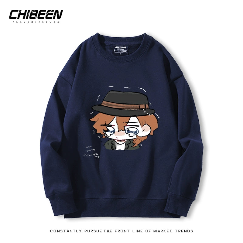 Dazai Anime Crew Neck Sweatshirt Top