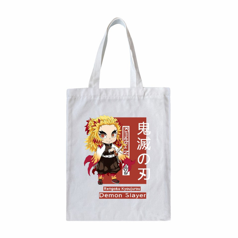 Leisure Anime Print Shoulder Tote Bag