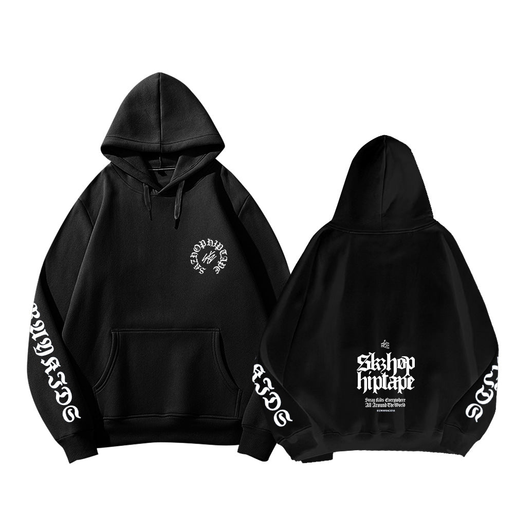 Unisex Kpop Hop Printed Pullover Hoodie