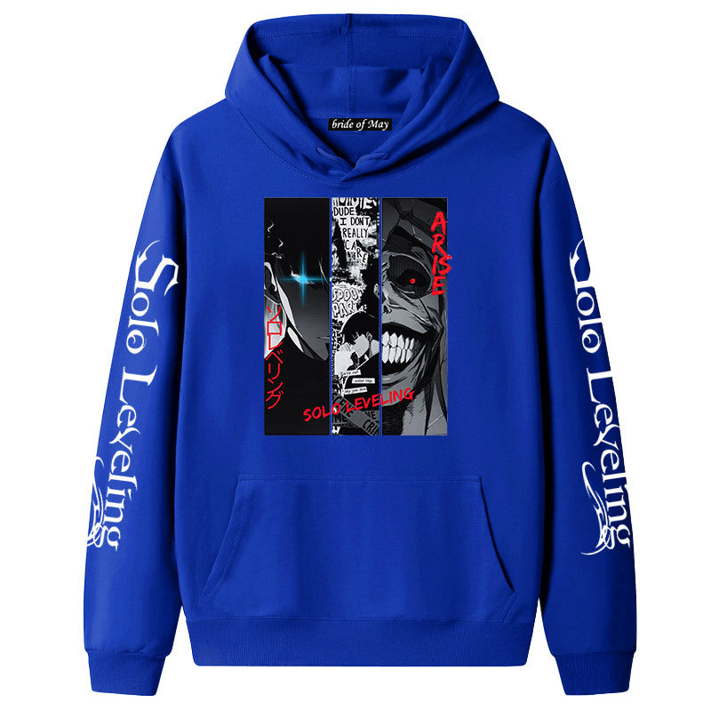 Unisex Manga Pattern Loose Hoodie