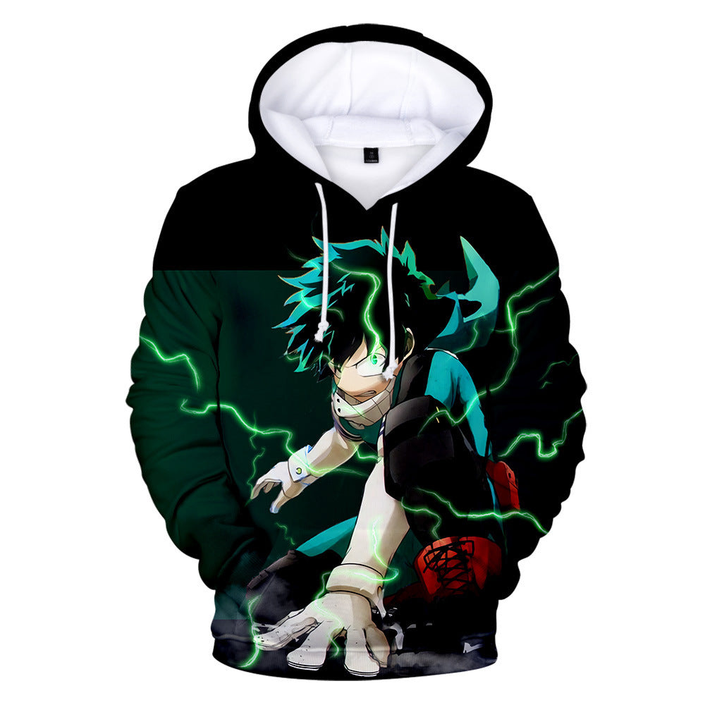 Unisex Anime 3D Color Printed Cosplay Casual Hoodie