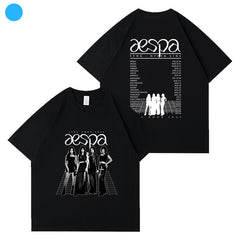 æ Tour Graphic Printed Short-sleeved T-shirt