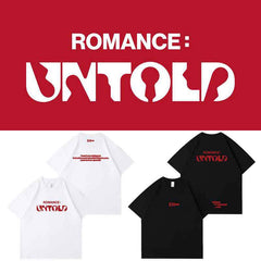 Kpop Romance Untold Print Short-sleeved T-shirt