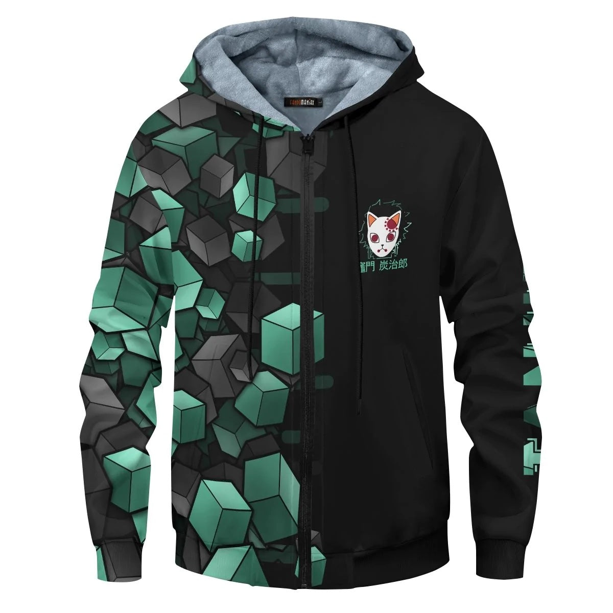 Unisex Anime Cosplay Thicken Zipper Coat