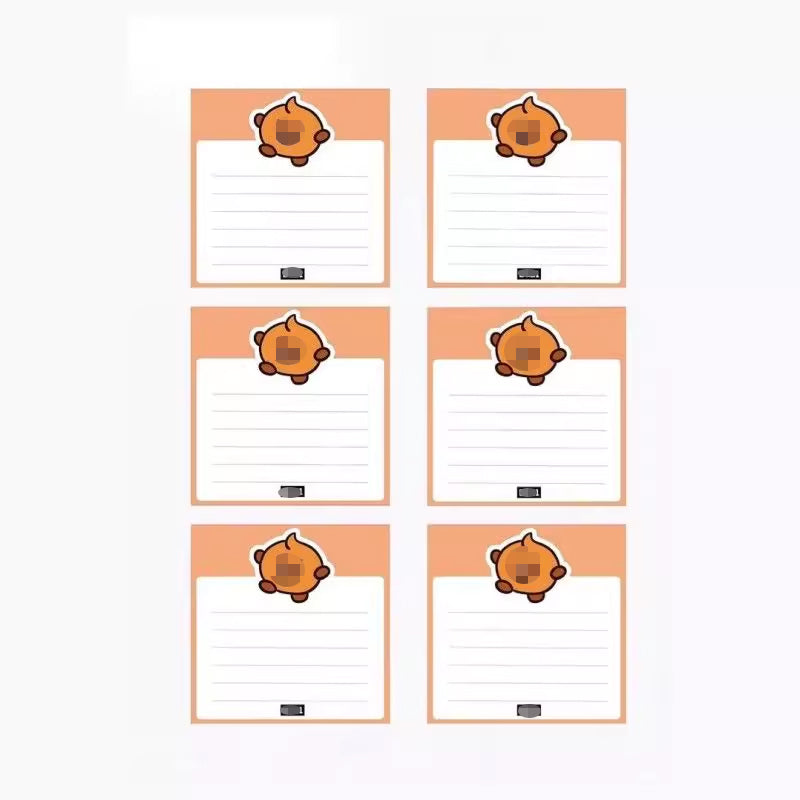 Kpop Cartoon Sticky Notes