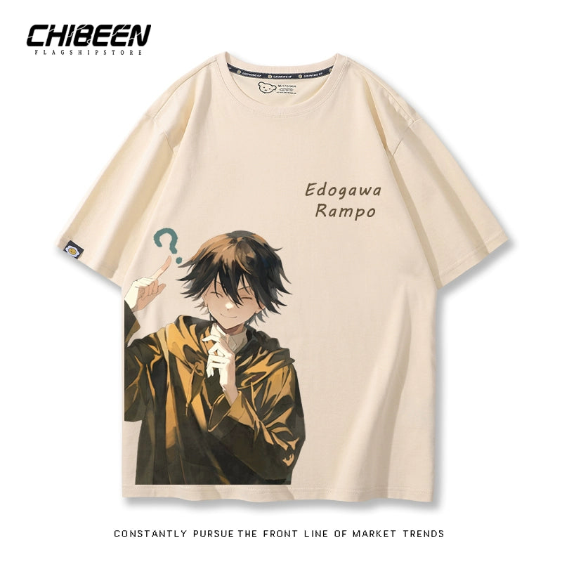 Casual Anime Short-sleeved Cotton Loose T-shirt