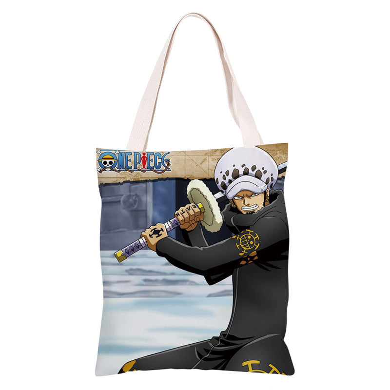 Trendy Anime Canvas Shoulder Bag