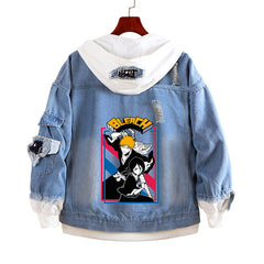 Trendy Anime Kurosaki Ichigo Denim Jacket