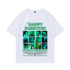 KPOP Album HappyBurstday Printed T-Shirt