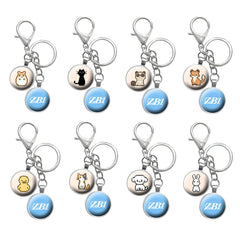 KPOP REPRESENTATIVE ANIMALS Key Ring Pendant