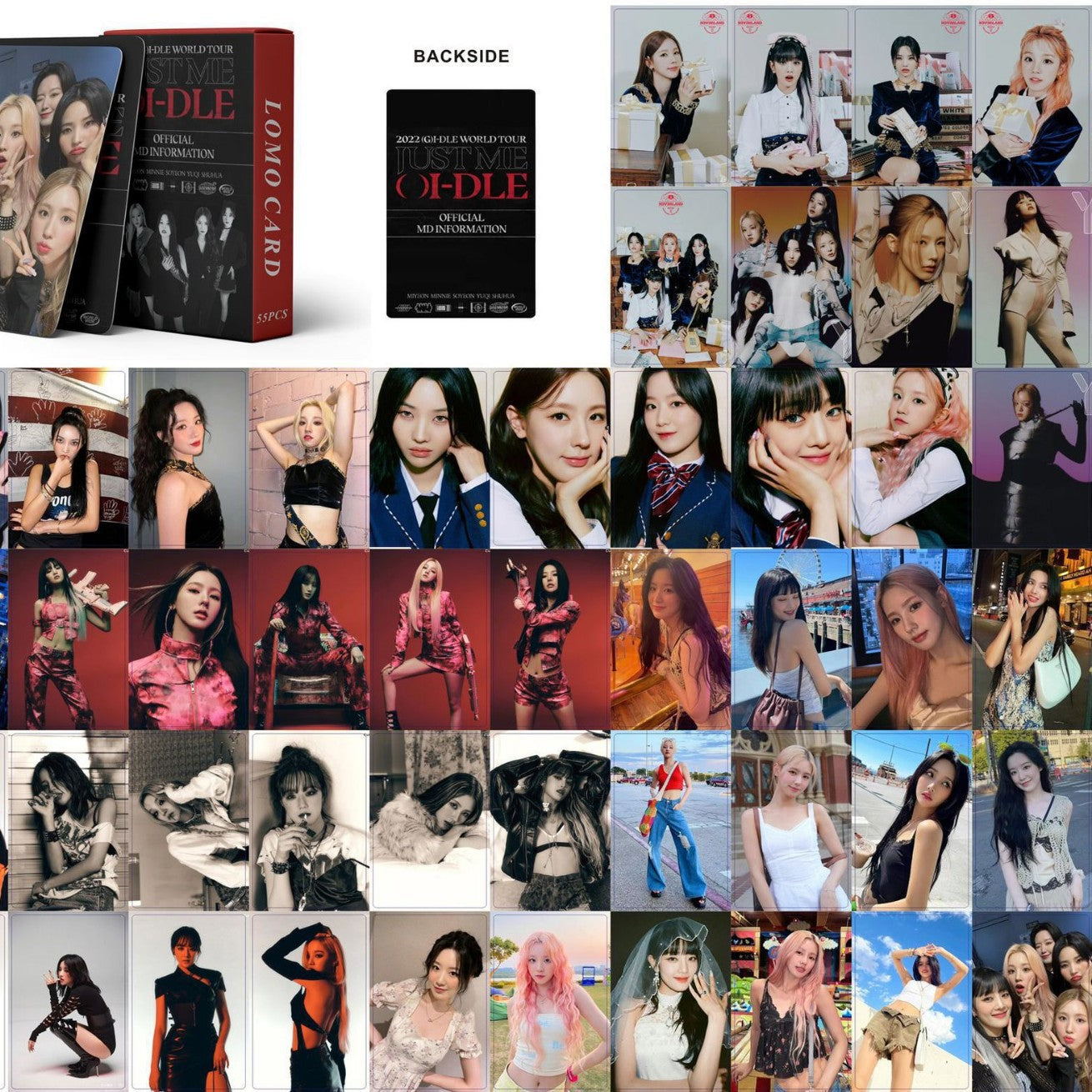 Kpop 55 Pcs LOMO Photocards
