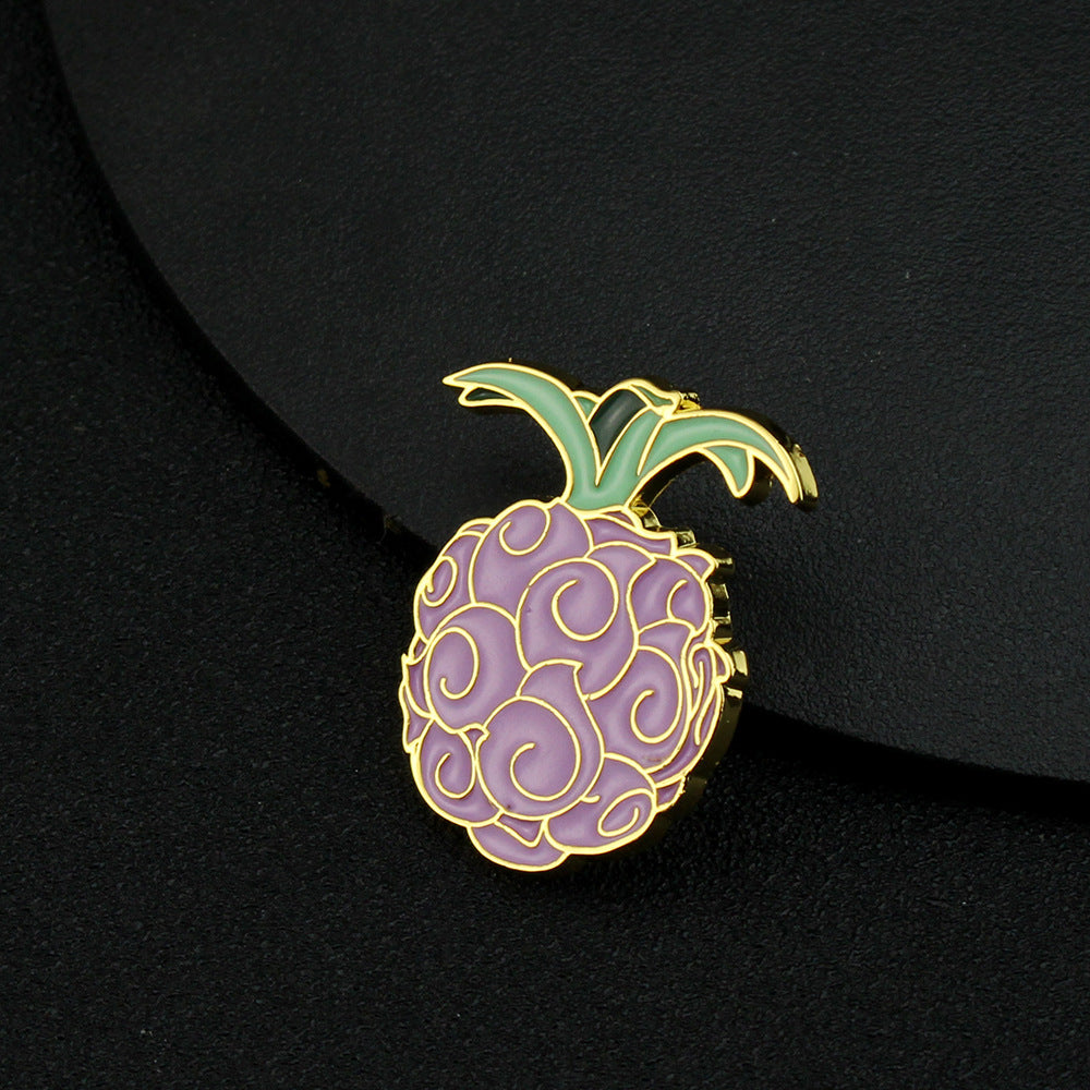 Lovely Devil Fruit Badge Brooch