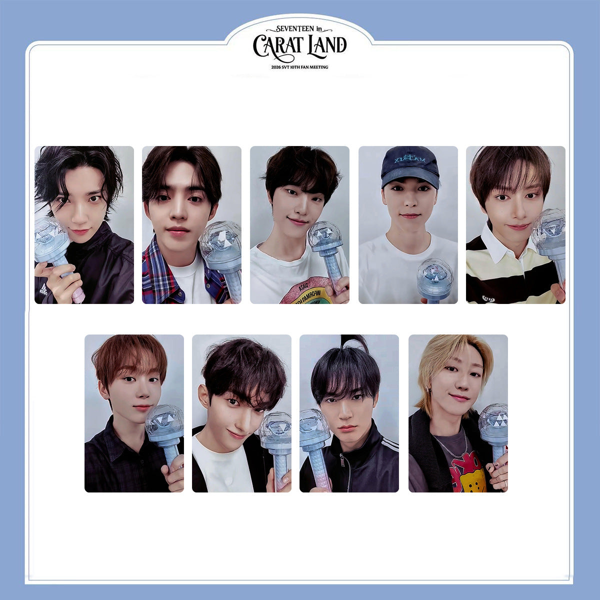 SVT CARAT LAND Photocard 9PCS