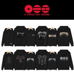BANGTAN ARIRANG Tour Print Zip-Up Hoodie