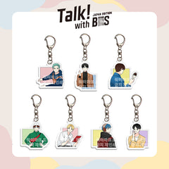 BANGTAN Manga Style Acrylic Keychain
