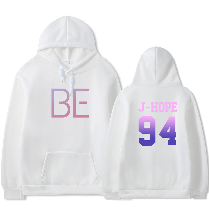 Unisex Kpop BE Printed Loose Hoodie