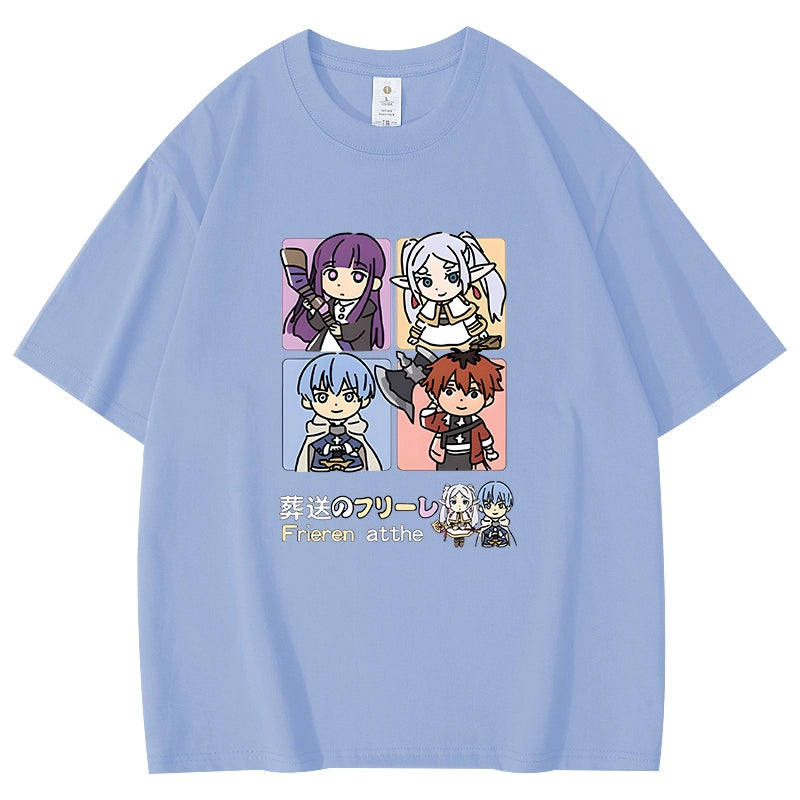 Women's Anime Cotton Short-sleeved T-shirt