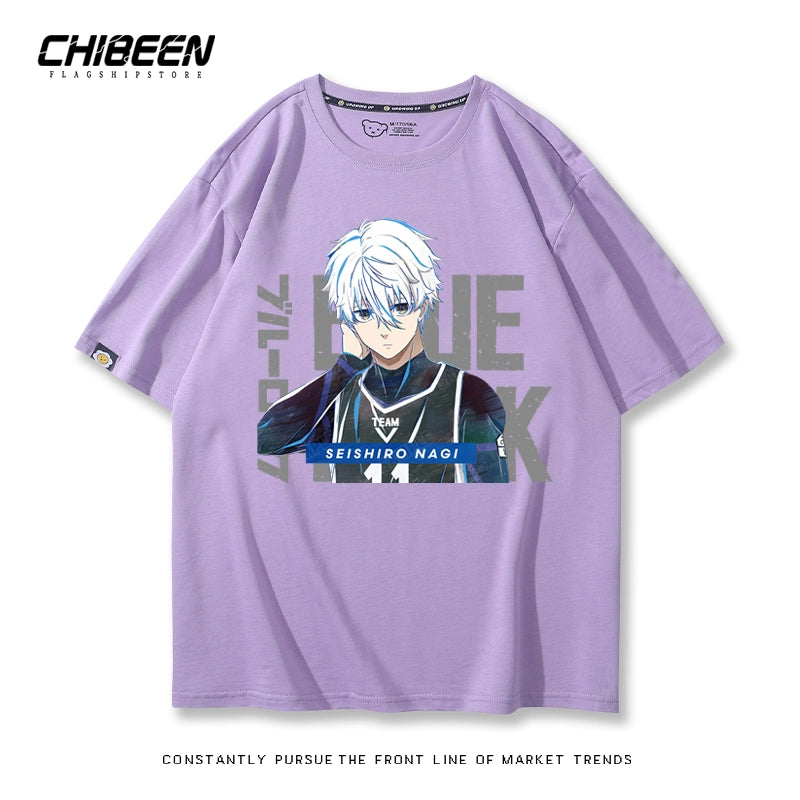Casual Anime Short Sleeve Summer Cotton Tee