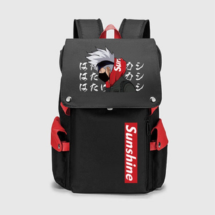 Trendy Anime Printed Large Capacity Backpack