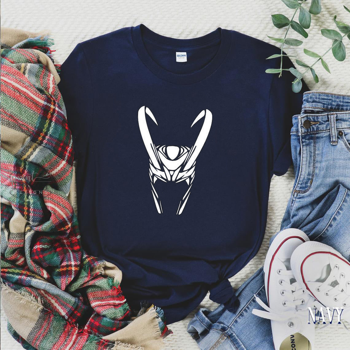 Casual Girls Loki Printed Short Sleeve Loose T-shirt