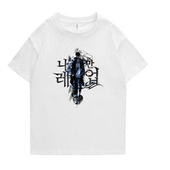 Cool Anime Print Short-sleeved T-shirt