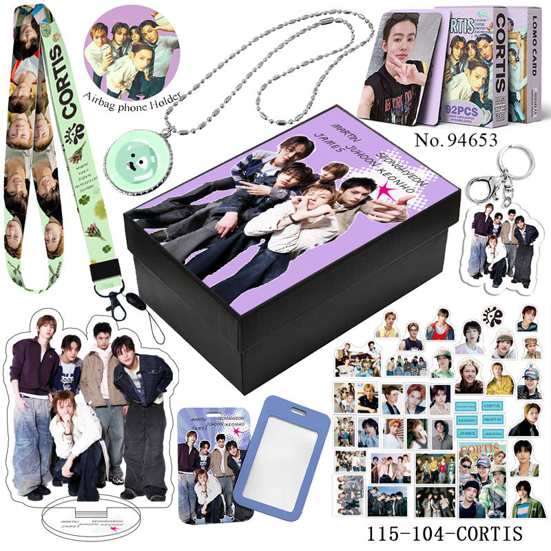 Exquisite CORTIS Keychain Photocard Sticker Gift Box