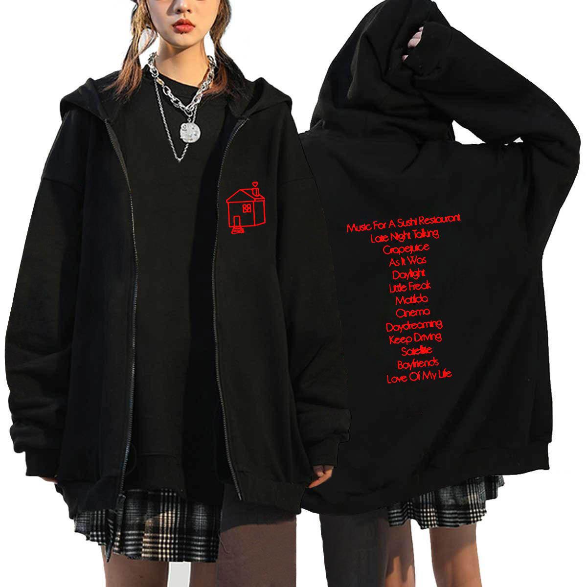 Lovely Girls Love on Tour Graphic Zip Up Hoodie