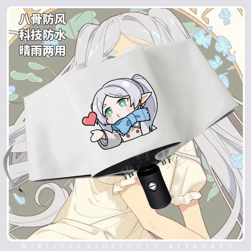 Anime Pattern Folding Umbrella