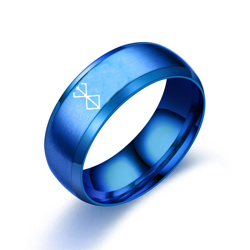 Cool Anime Logo Laser Ring