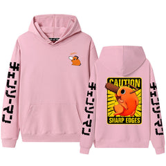 Unisex Pochita Anime Graphic Print Hoodie
