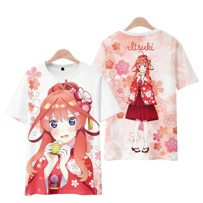 Nakano Anime Short-sleeved Cos T-shirt