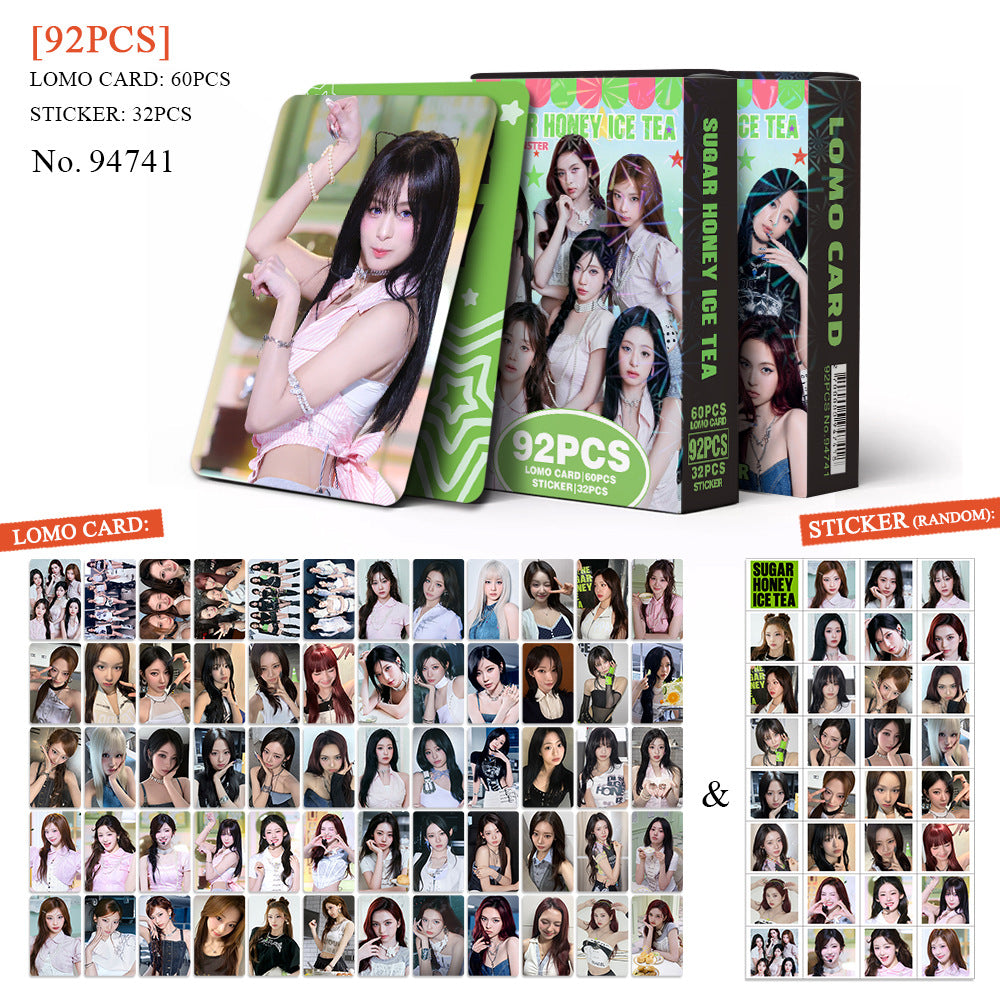 60pcs BM SUGAR HONEY ICE TEA Photocard Sticker