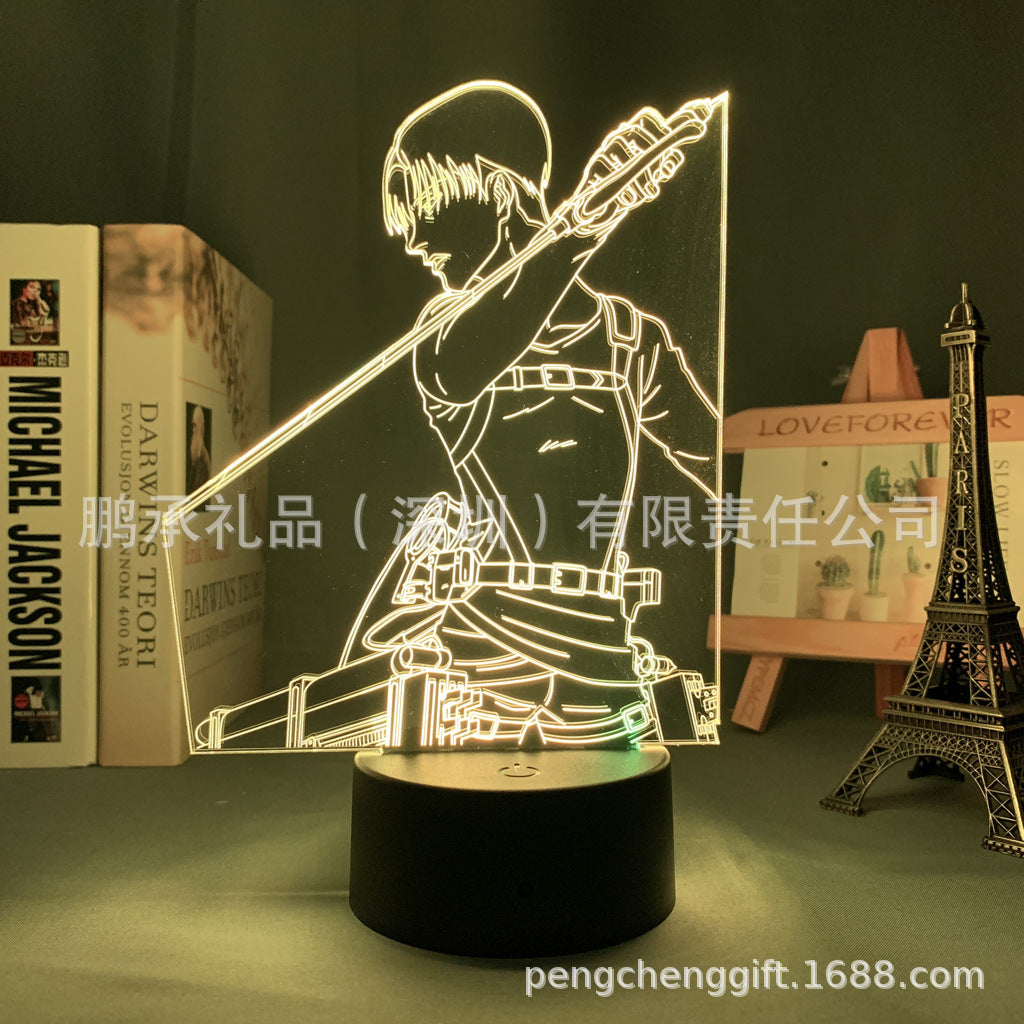 Colorful Anime Acrylic 3d Night Light