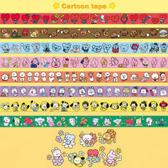 BANGTAN Tape Cartoon Stickers