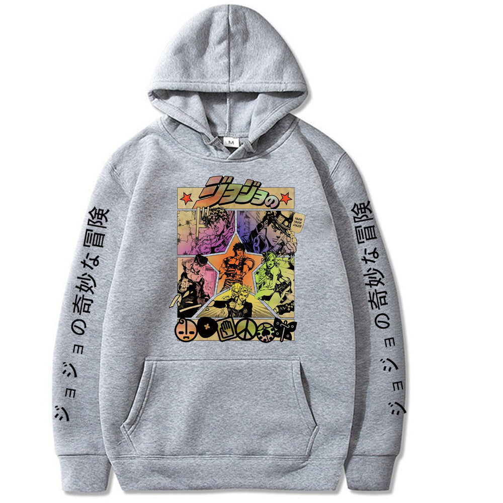 Unisex JOJO Printed Casual Loose Hoodie