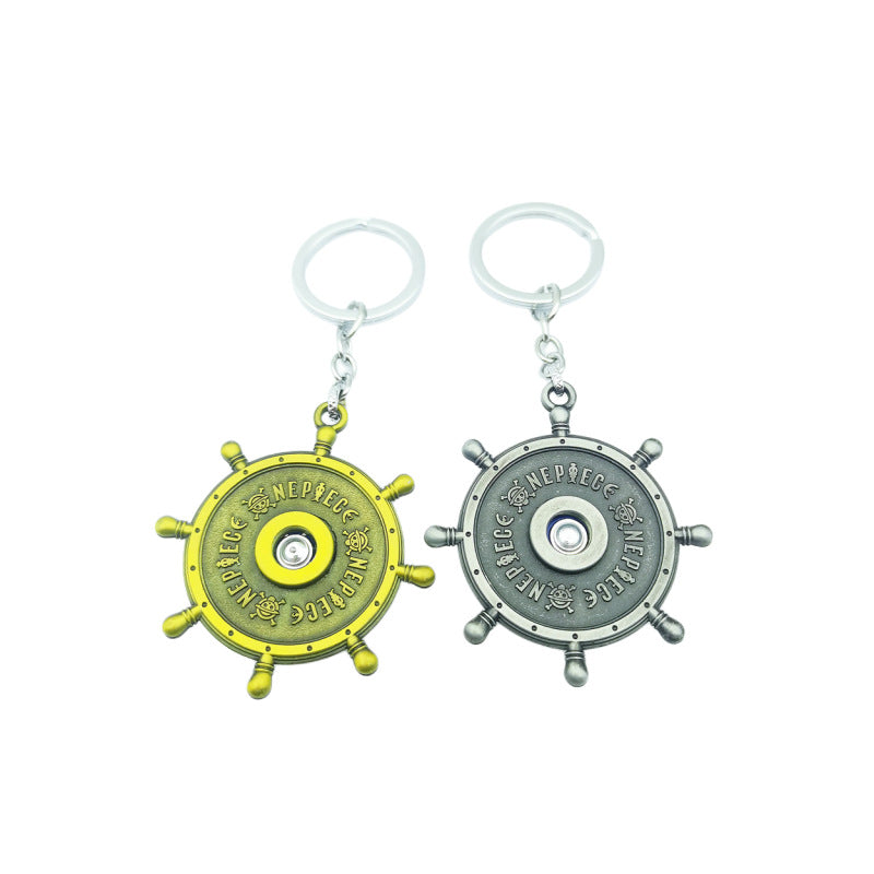 Rotating Anime Keychain Pendant