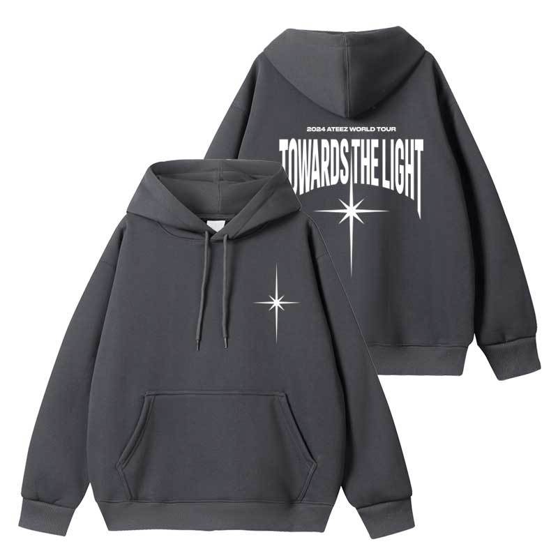 Casual KPOP Letter Pullover Hoodie