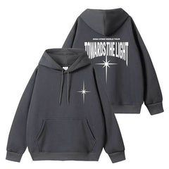 Casual KPOP Letter Pullover Hoodie