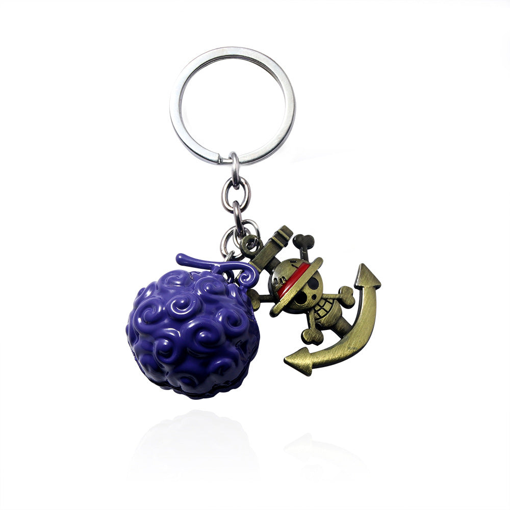 Cute Devil Fruit Keychain Pendant