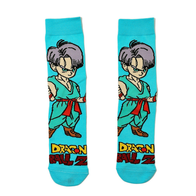 Anime Cotton Medium Tube Socks