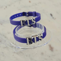BANGTAN Diamond-encrusted Silicone Bracelet