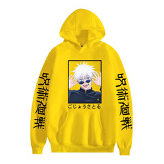 Unisex Anime Print Casual Loose Hoodie