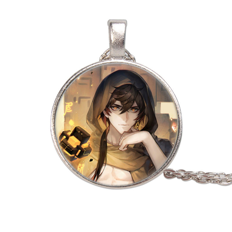 Trendy Game Gem Necklace