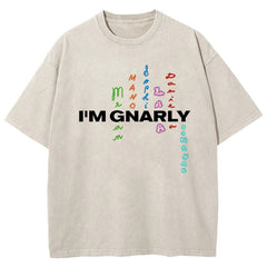 Vintage KPOP Gnarly Cotton Washed Tee