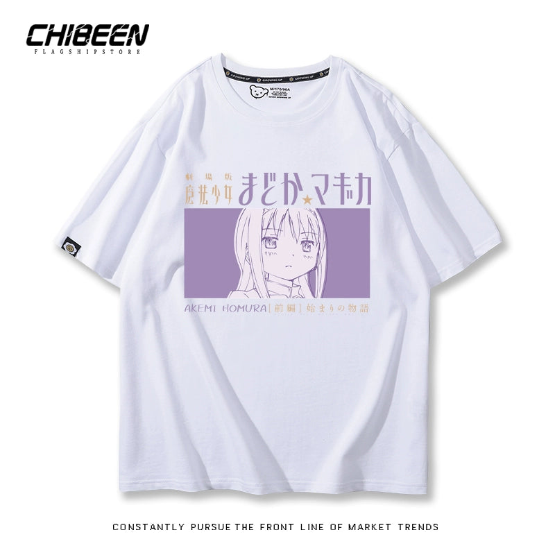 Women's Anime Print Half Sleeve T-shirt