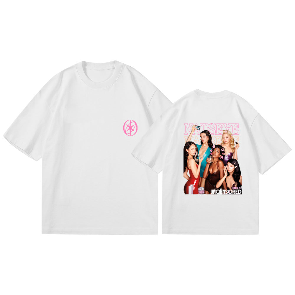 KATSEYE Group Poster Short-sleeved T-shirt
